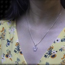 DIJE ZIRCONIA ANIMAL MARIPOSA BLANCA REAZA ZIRCONIAS