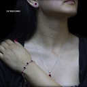 COORDINADO CRISTAL RIVOLI REDONDO ROJO