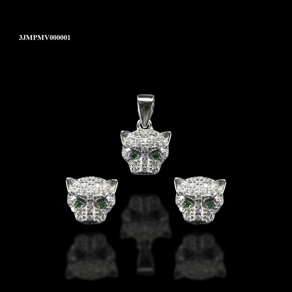 COORDINADO COMPACTO ANIMAL JAGUAR OJOS VERDES