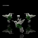 COORDINADO ANIMAL COLIBRI PANZA GOTA VERDE