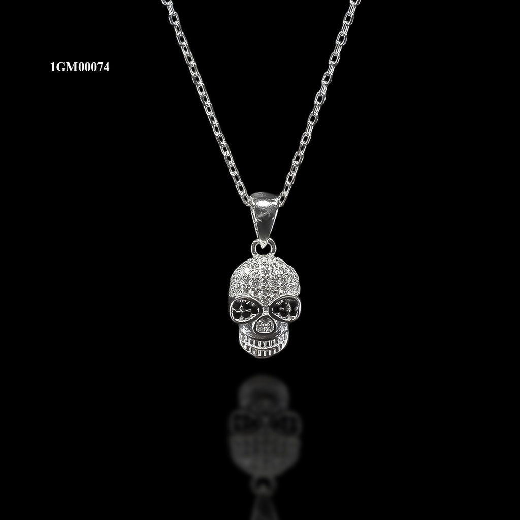 [1GM00074] GARGANTILLA CRANEO OJOS NEGROS