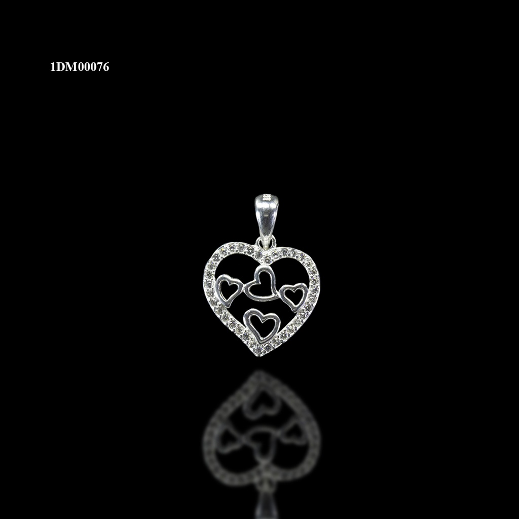 [1DM00076] DIJE CORAZON HUECO CON CORAZONES