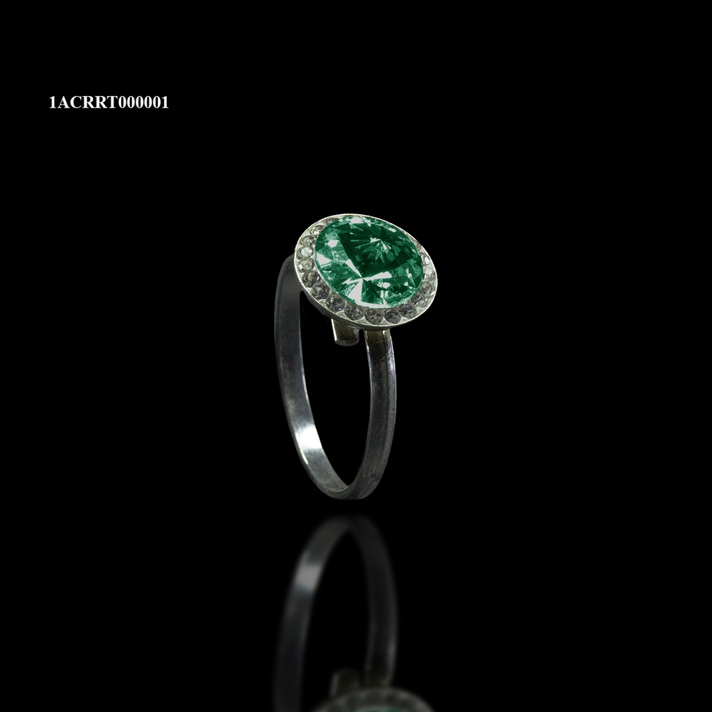 [1ACRRT000001] ANILLO ROSETA RIVOLI REDONDO TURQUESA
