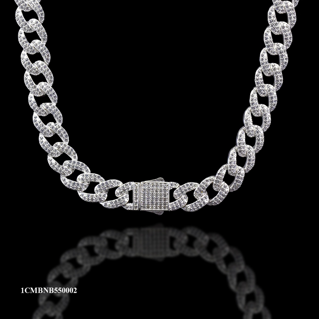 [1CMBNB550002] CADENA MICROPAVE BARBADA NUBE M-2 BLANCO