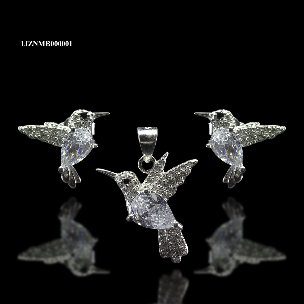 [1JZNMB000001] COORDINADO ANIMAL COLIBRI PANZA GOTA BLANCA