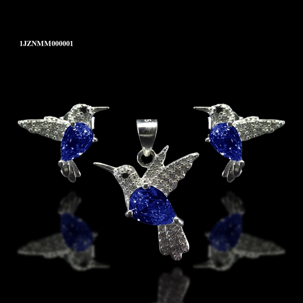 [1JZNMM000001] COORDINADO ANIMAL COLIBRI PANZA GOTA MARINO