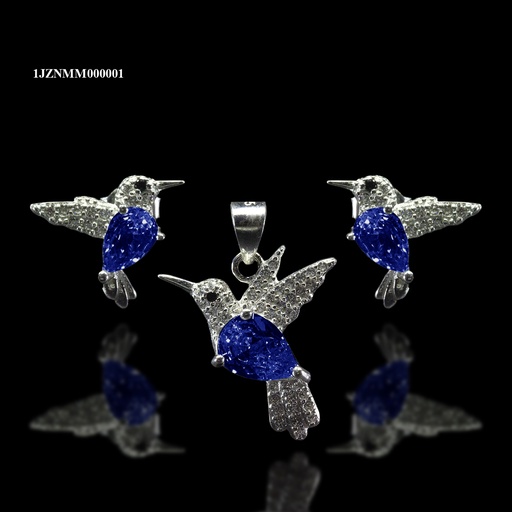 [1JZNMM000001] COORDINADO ANIMAL COLIBRI PANZA GOTA MARINO